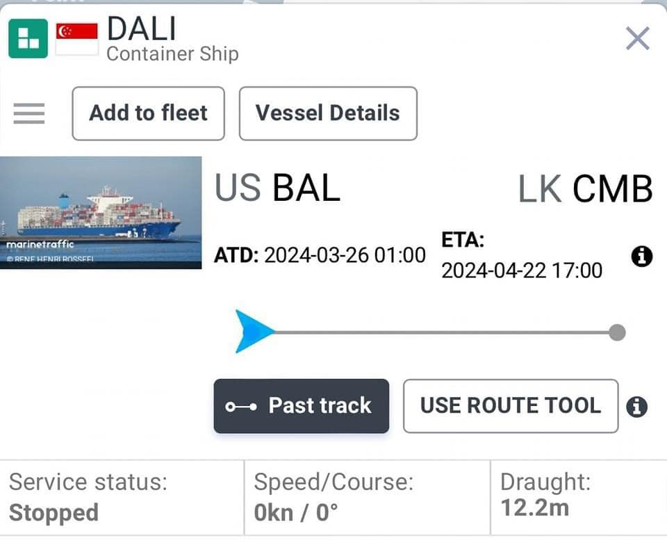 ලෝ ප්රකට විශිෂ්ට වාස්තු නිර්මාණයක් වූ එක්සත් ජනපදයේ “ෆැන්සිස් ස්කොට් කී” පාලම ලංකාව දෙසට යාත්ර කල නෞකාවක ගැටී විනාශ වෙයි 1 Iri News image 15 Iri News