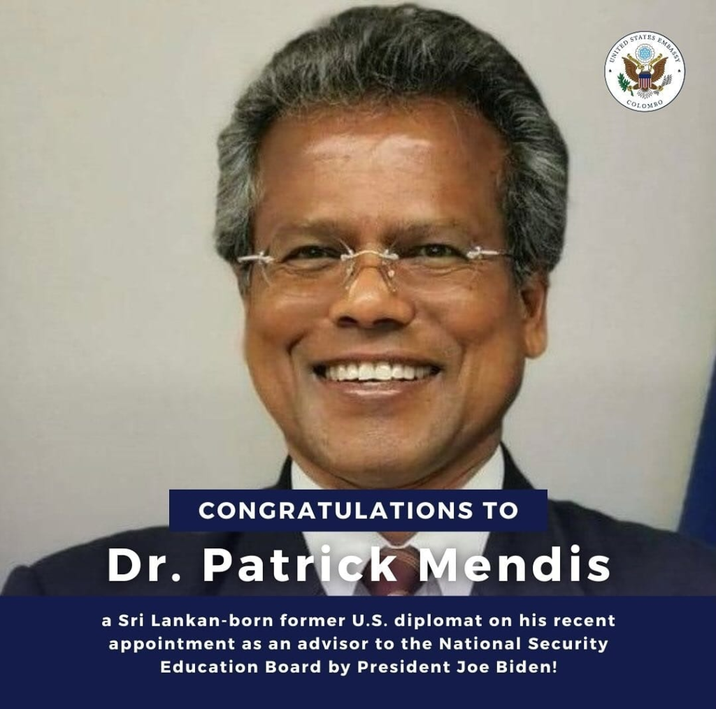 මෙරට විශ්වවිදයාලයක ආචාර්යවරයෙක් ලෙස බදවා නොගත් ආචාර්ය පැට්රික් මෙන්ඩිස් ඇමරිකාවේ ජාතික ආරක්ෂක උපදේශකයෙක් ලෙස බදවා ගනියි 1 Iri News image 3 Iri News